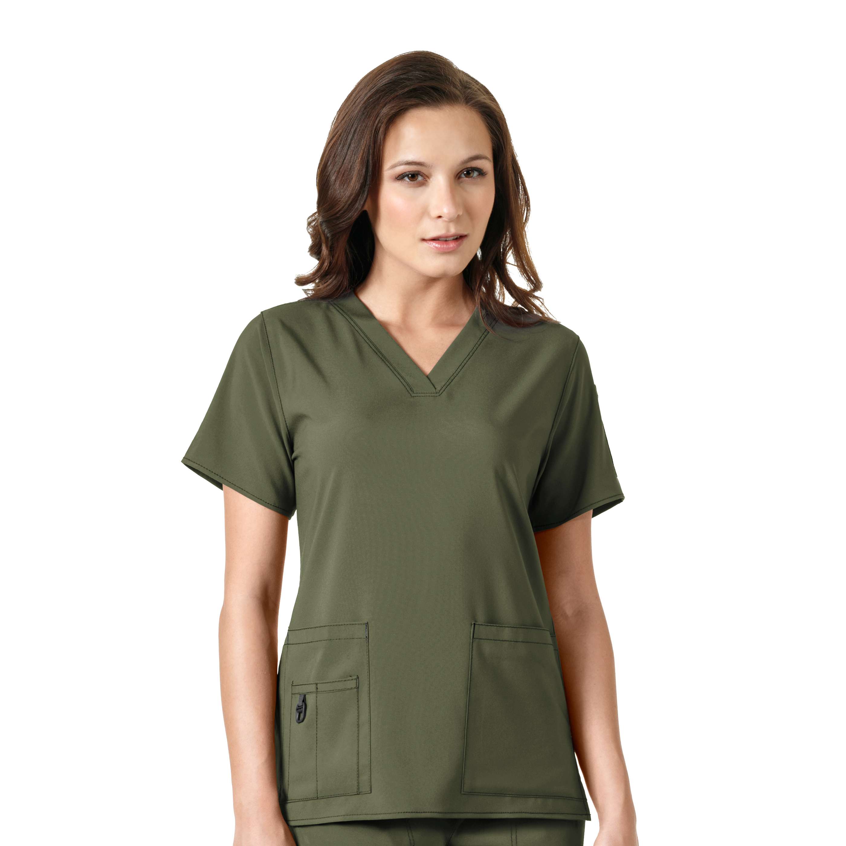 Carhartt Women's Force Cross-Flex V-Neck Scrub Top