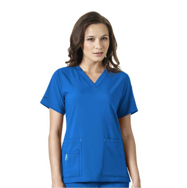 Carhartt  Royal Women's Force Cross-Flex V-Neck Scrub Top