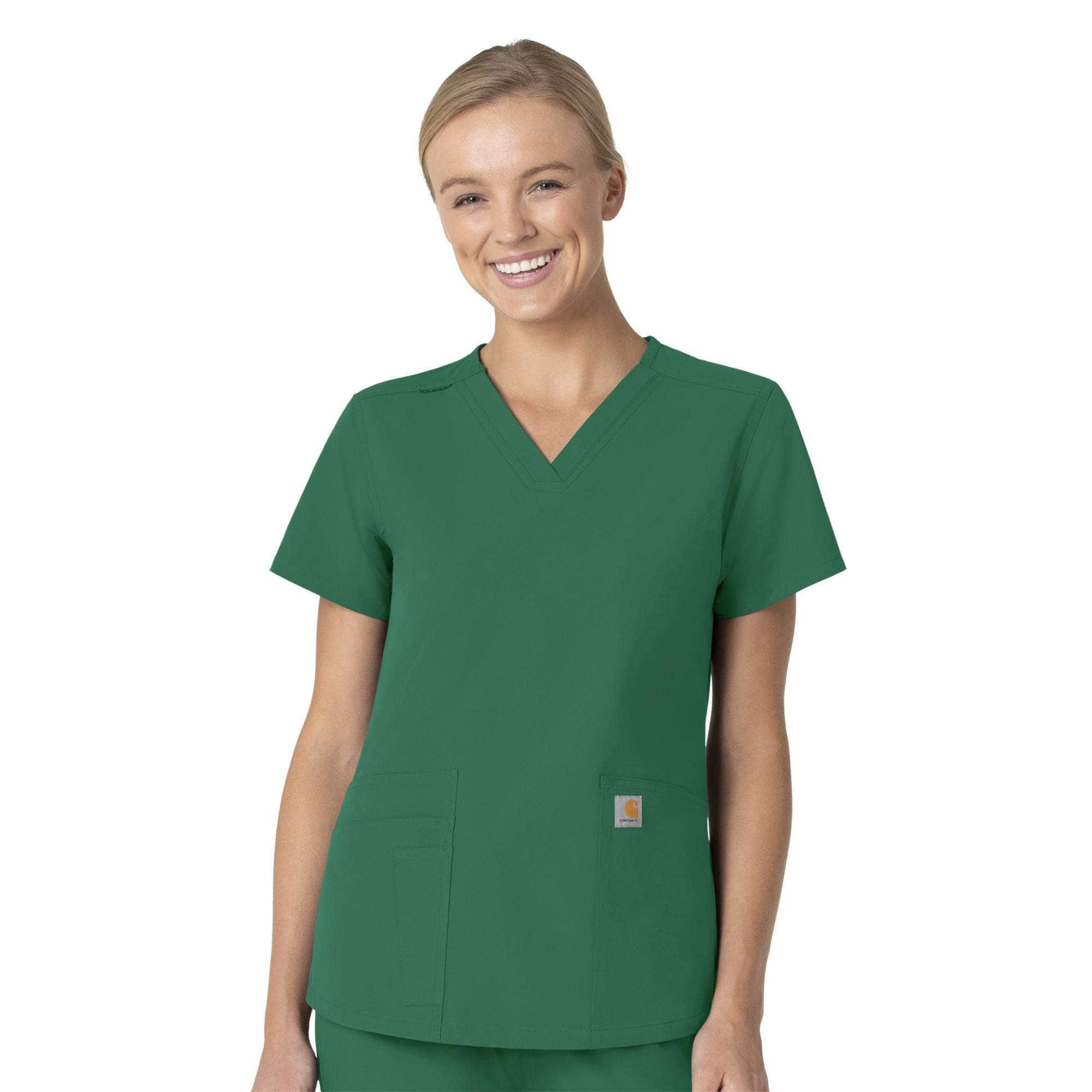 Additional thumbnail 1 of Women's Force Essentials V-Neck Scrub Top