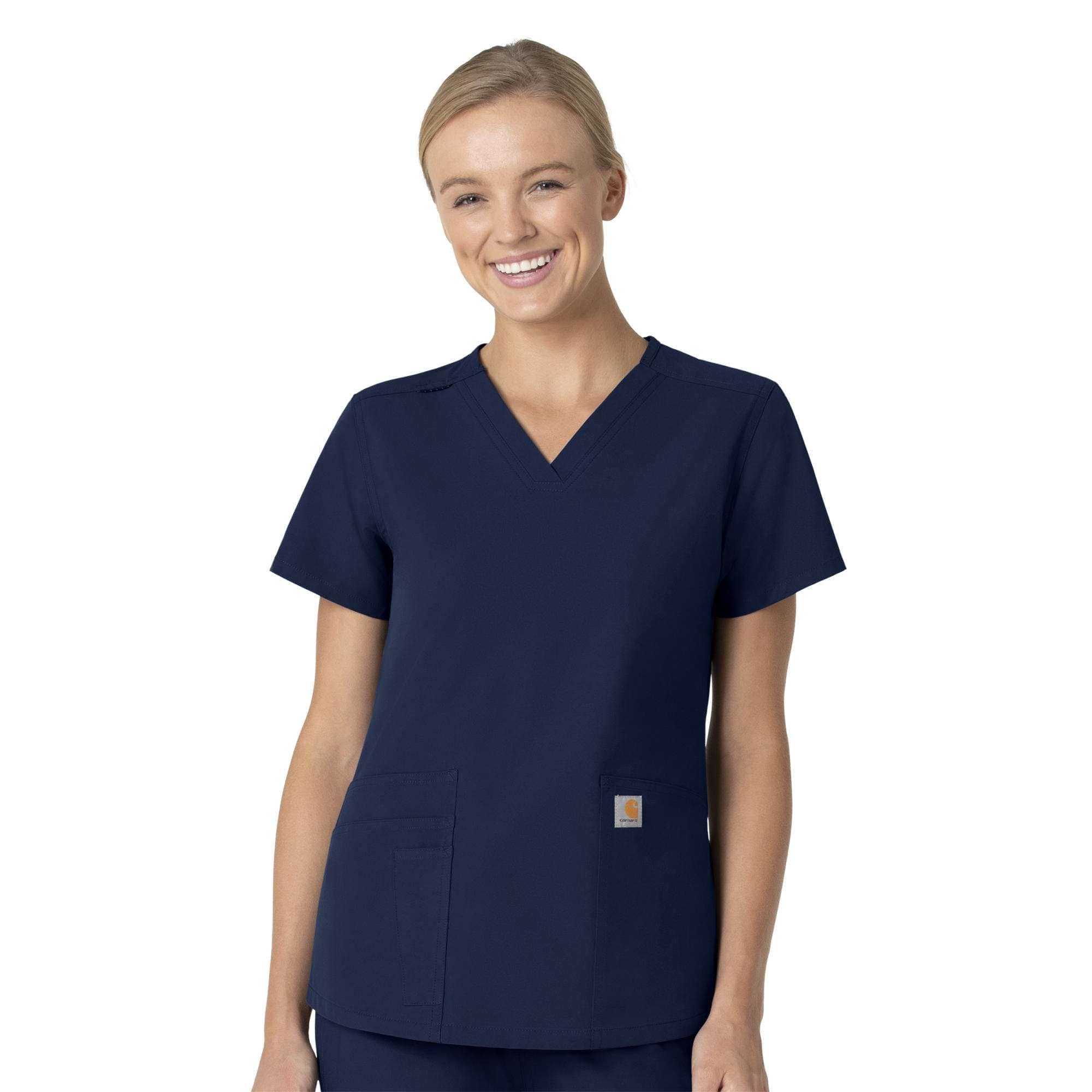 Additional thumbnail 1 of Women's Force Essentials V-Neck Scrub Top