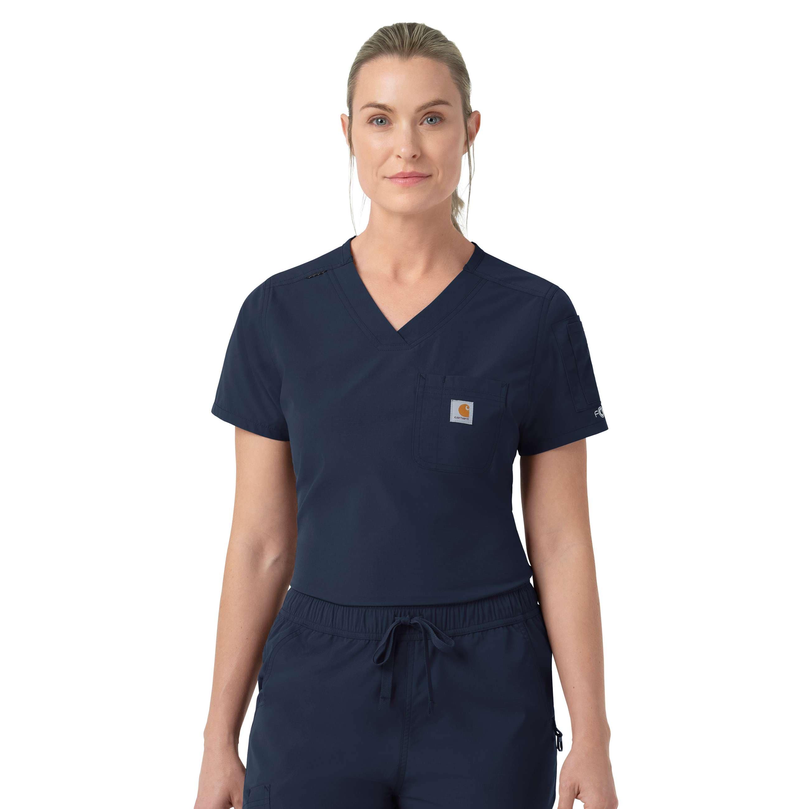 Additional thumbnail 1 of Women's Rugged Flex FLD Tuck-in Scrub Top