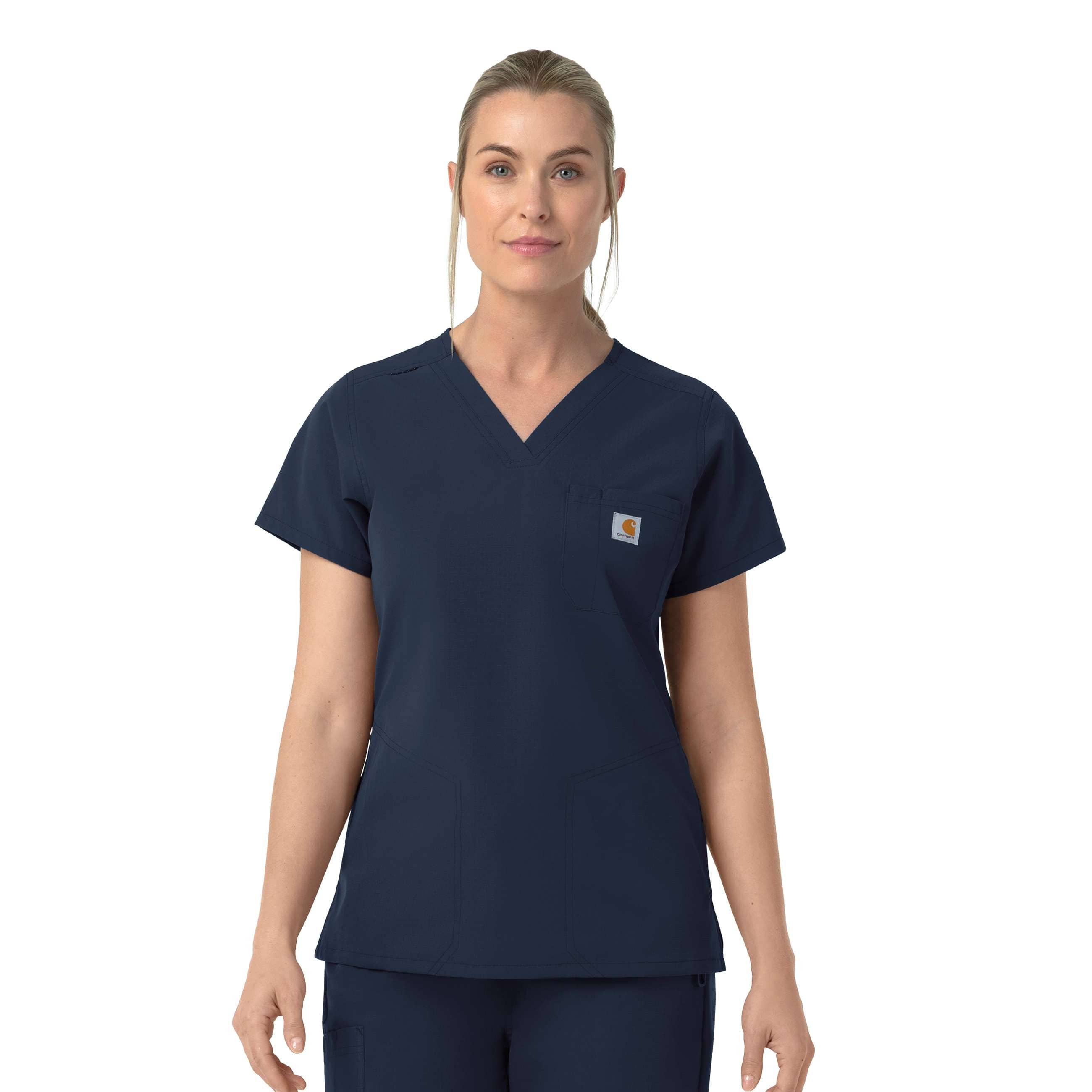 Carhartt Women's Rugged Flex FLD V-Neck Scrub Top