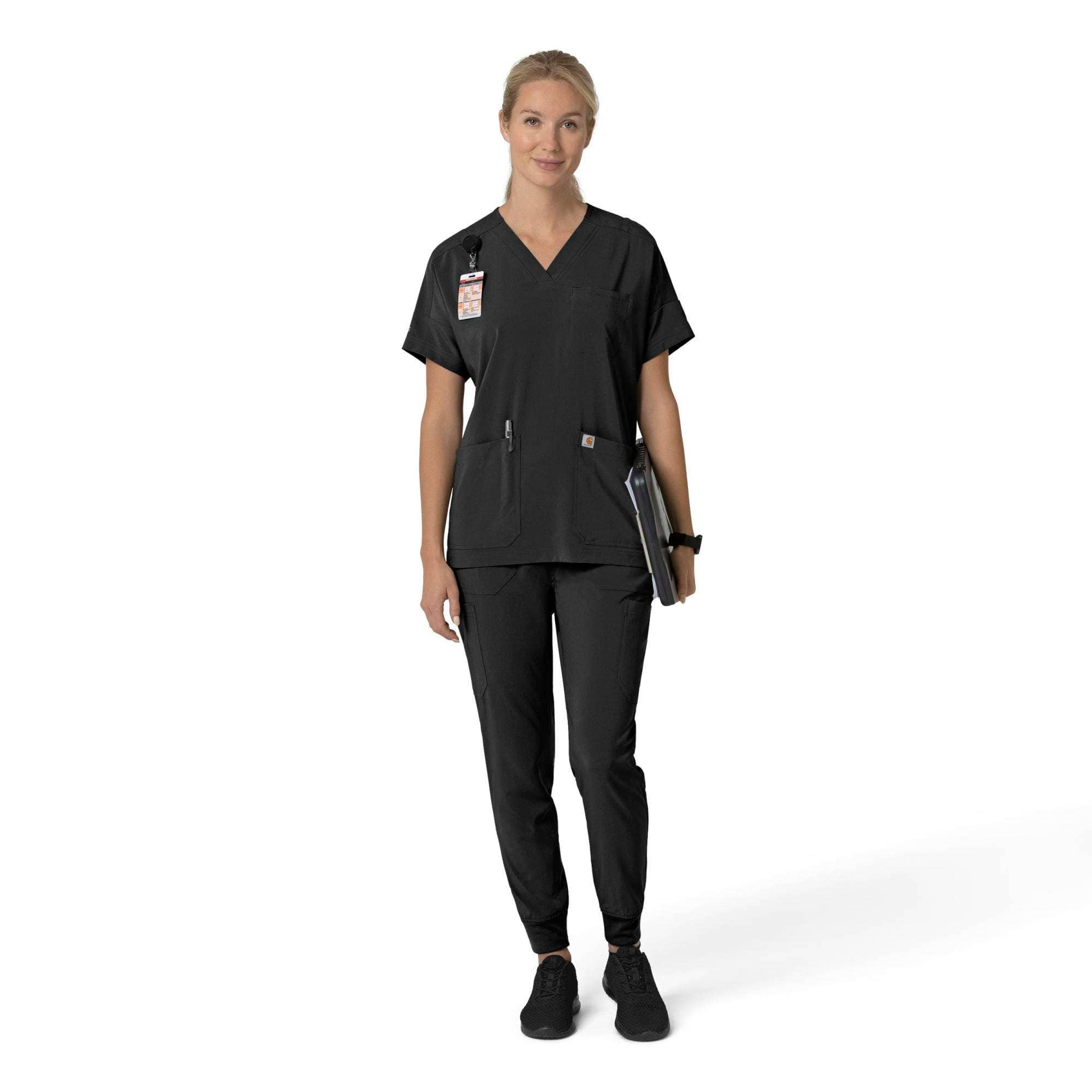 Women's Force Cross-Flex  Oversized V-Neck Scrub Top