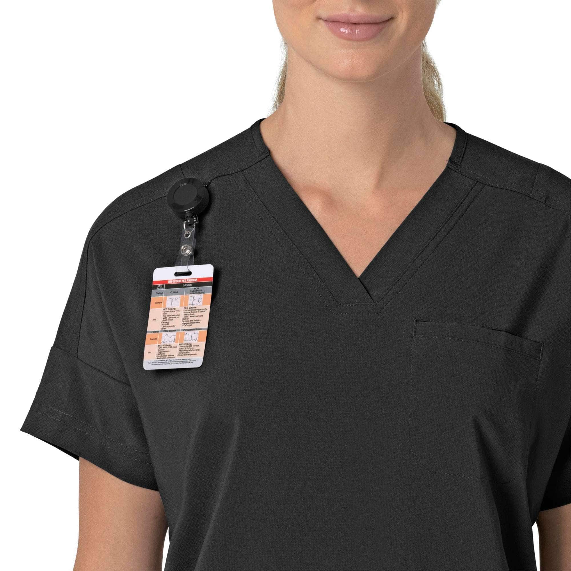 Women's Force Cross-Flex  Oversized V-Neck Scrub Top