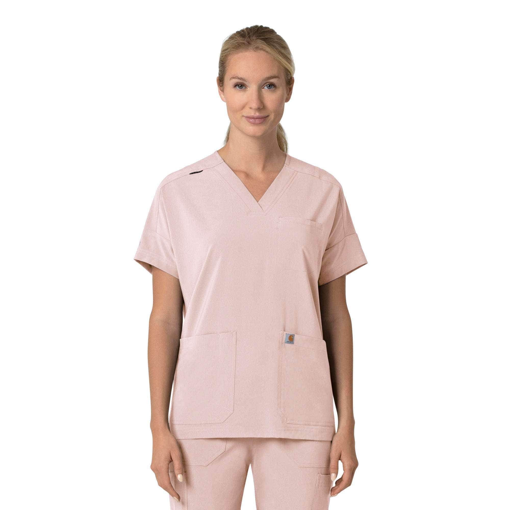 Additional thumbnail 1 of Women's Force Cross-Flex  Oversized V-Neck Scrub Top