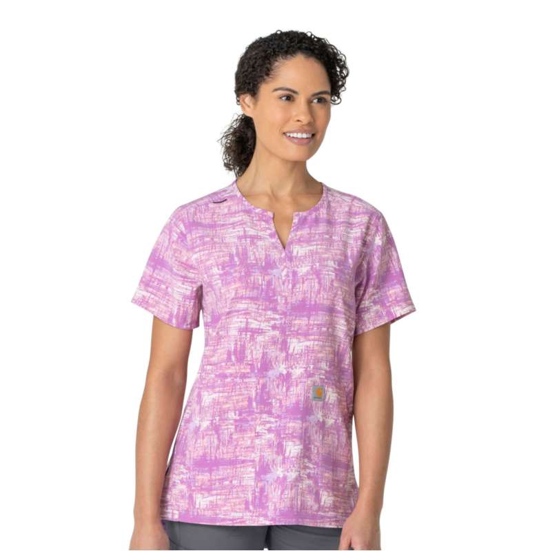 Carhartt  Thistle Women's Force Notch Neck Print Scrub Top