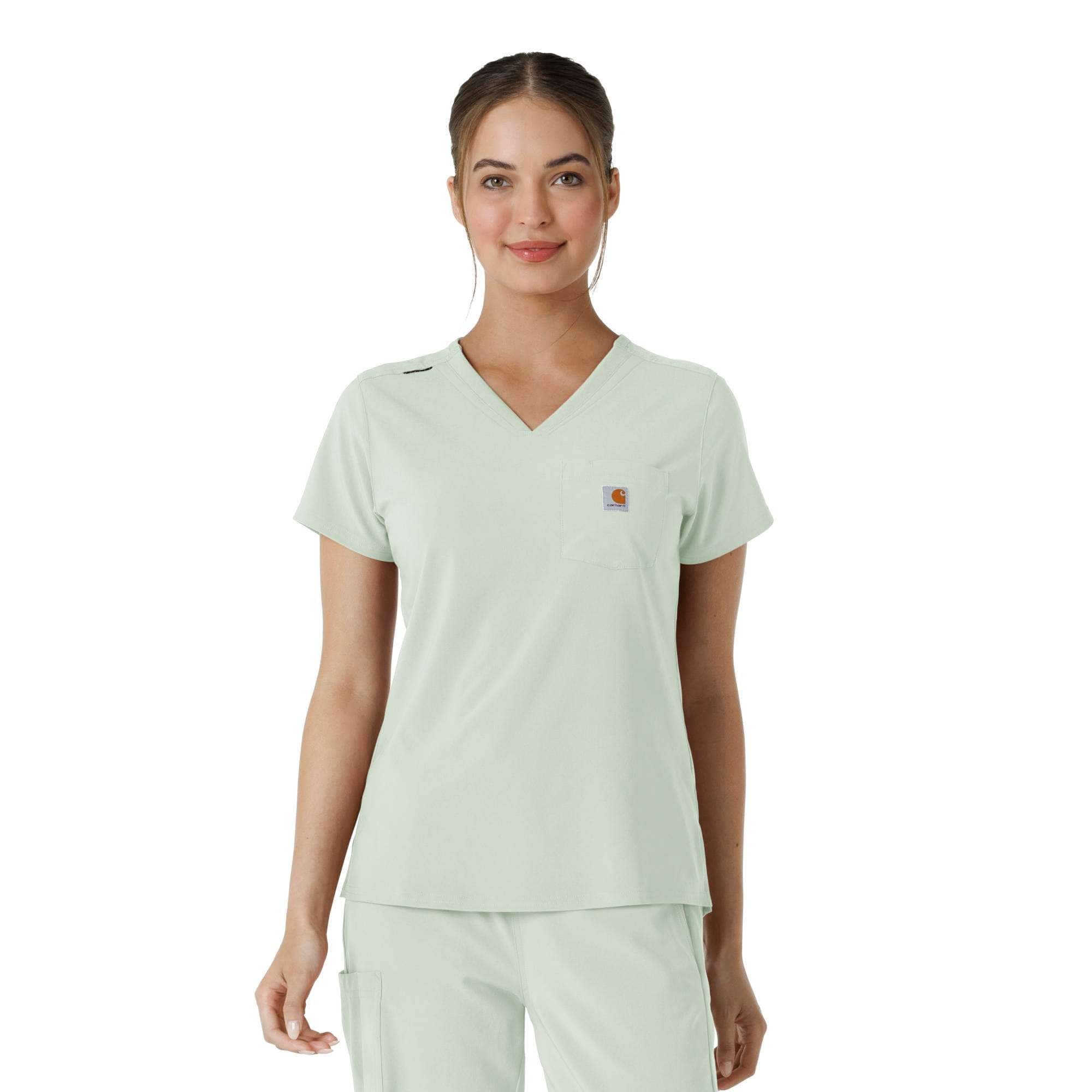 Additional thumbnail 1 of Women's Force Cross-Flex  Tuck-In Scrub Top