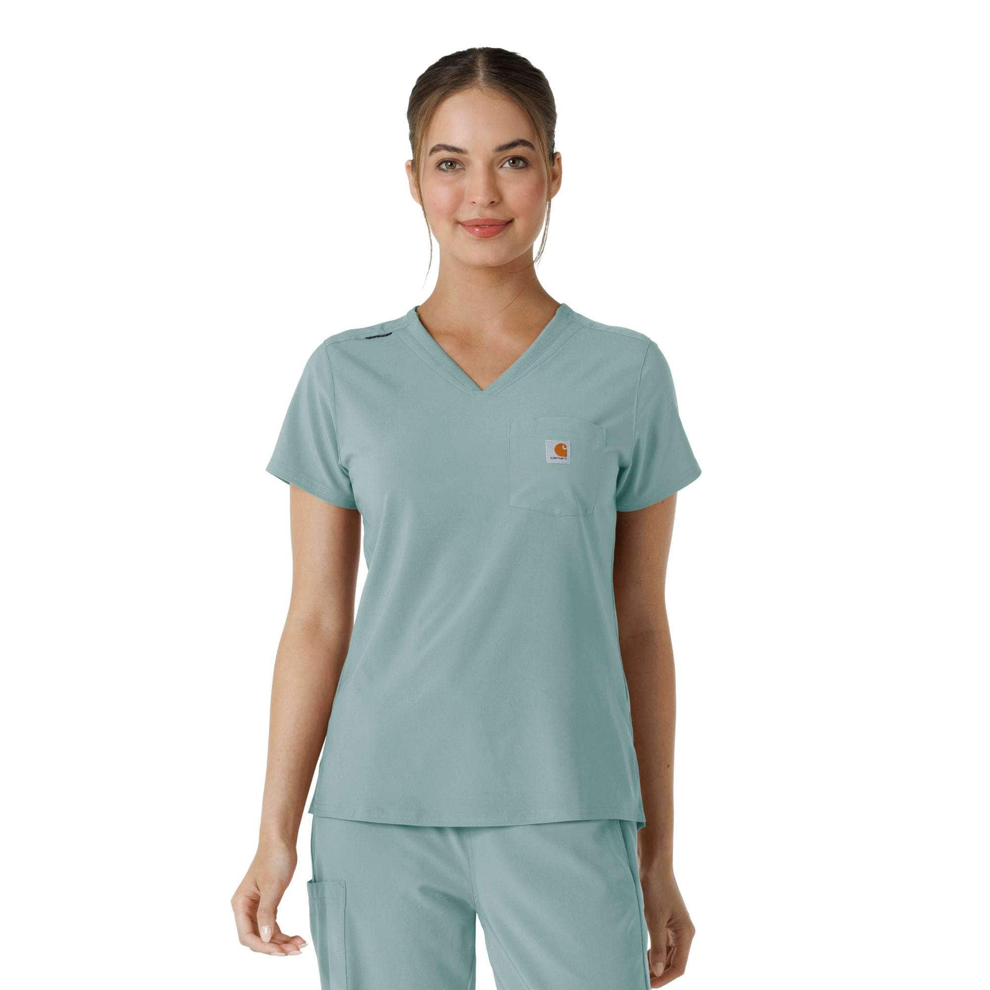 Additional thumbnail 1 of Women's Force Cross-Flex  Tuck-In Scrub Top