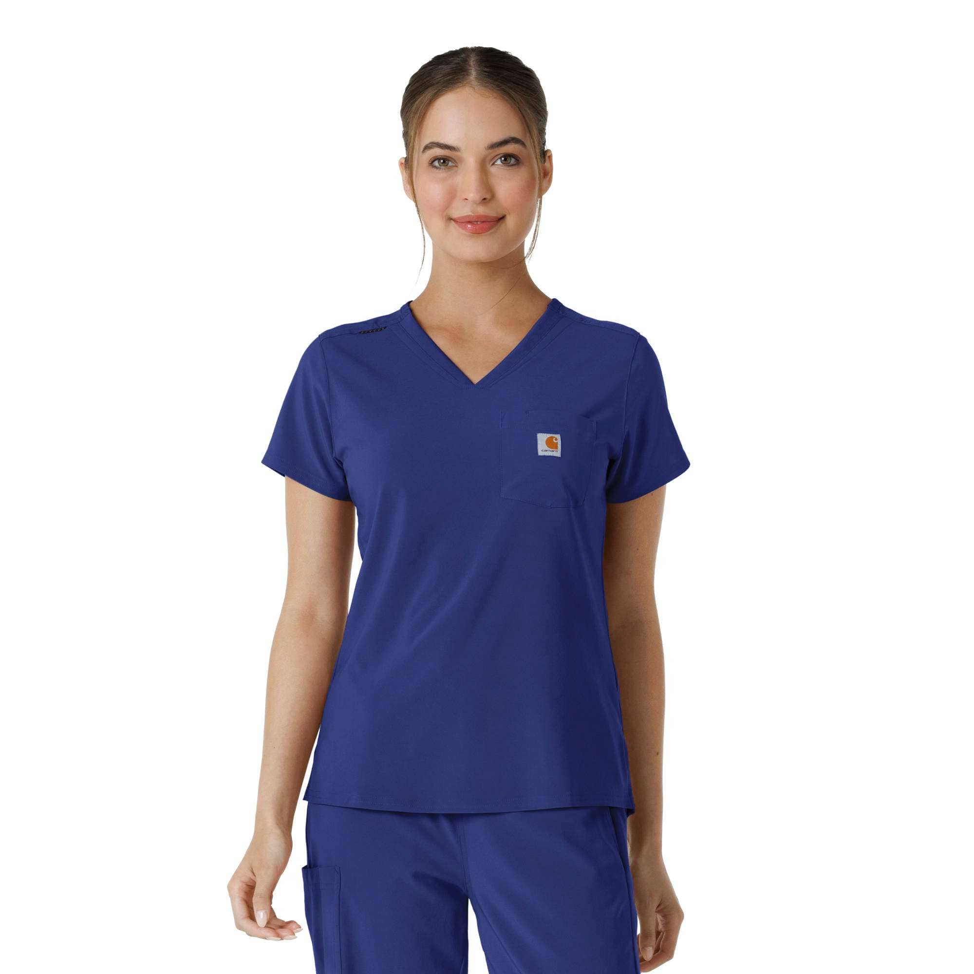 Additional thumbnail 1 of Women's Force Cross-Flex  Tuck-In Scrub Top