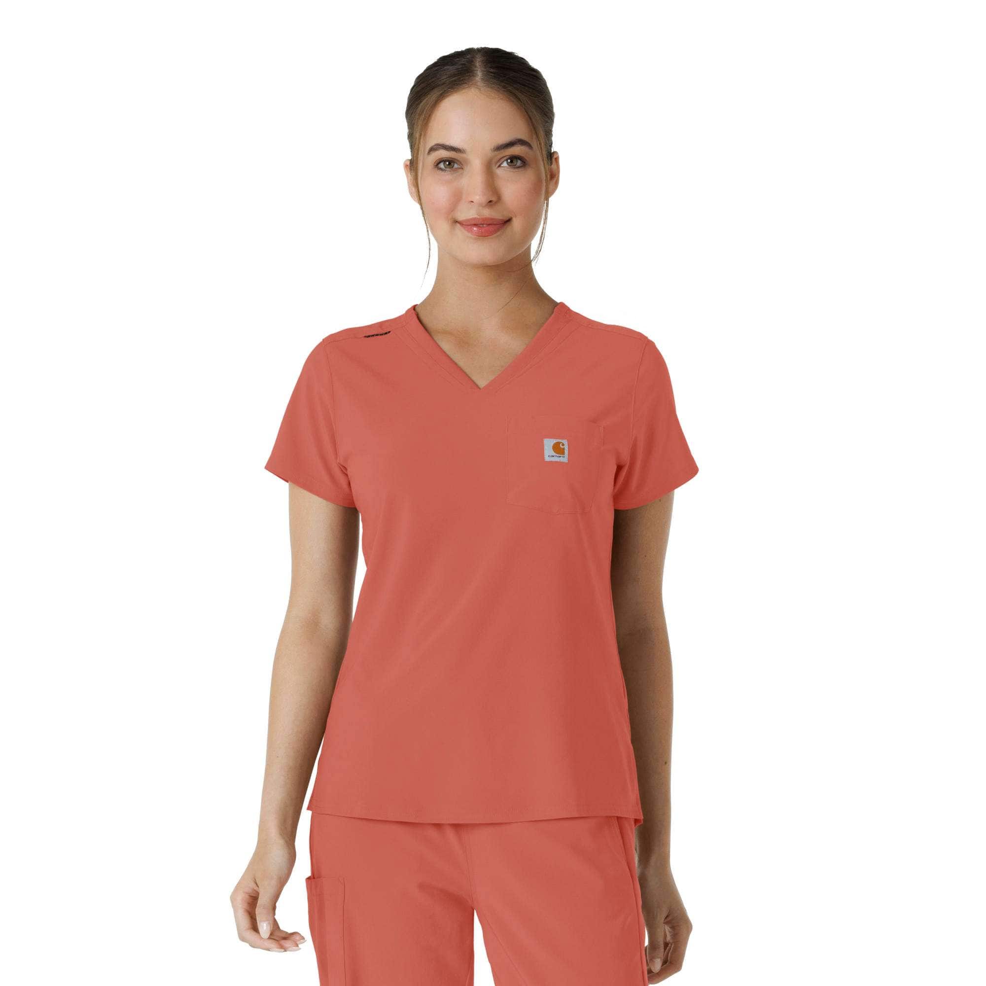 Additional thumbnail 1 of Women's Force Cross-Flex  Tuck-In Scrub Top