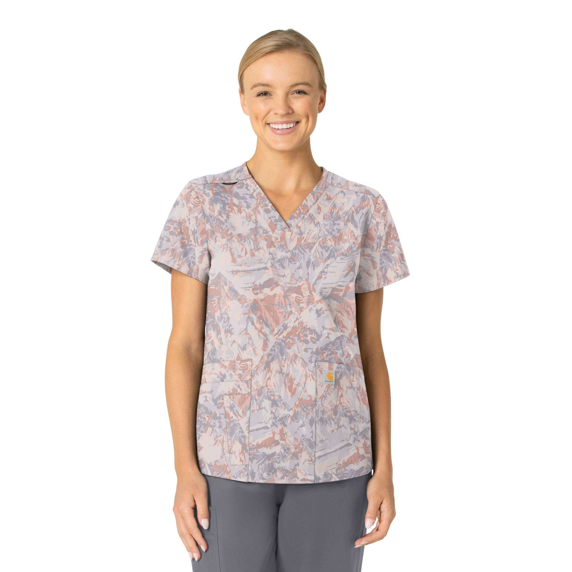 Carhartt Women's Cross-Flex V-Neck Print Top