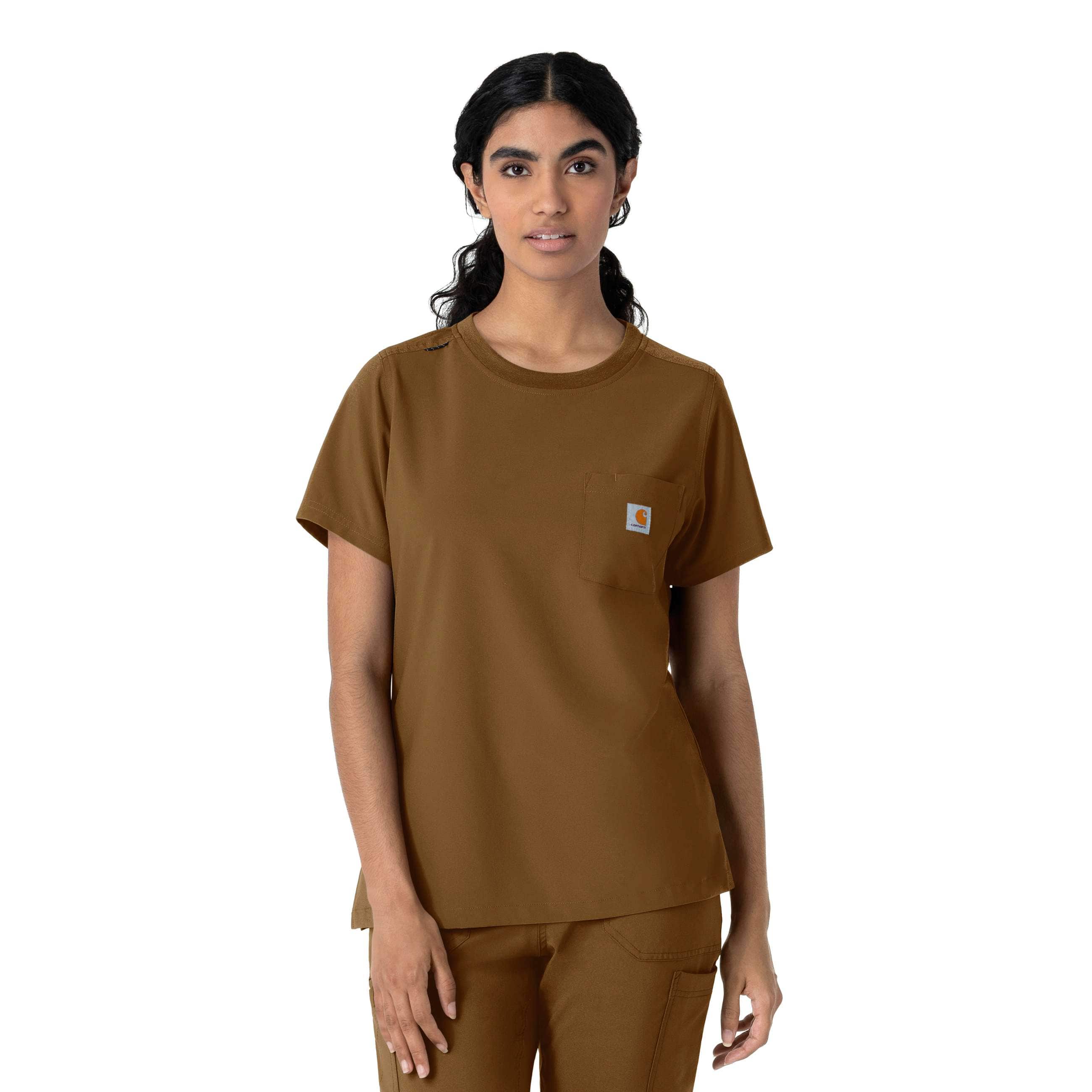 Women's Force Cross-Flex Crew Neck Scrub Top | Carhartt