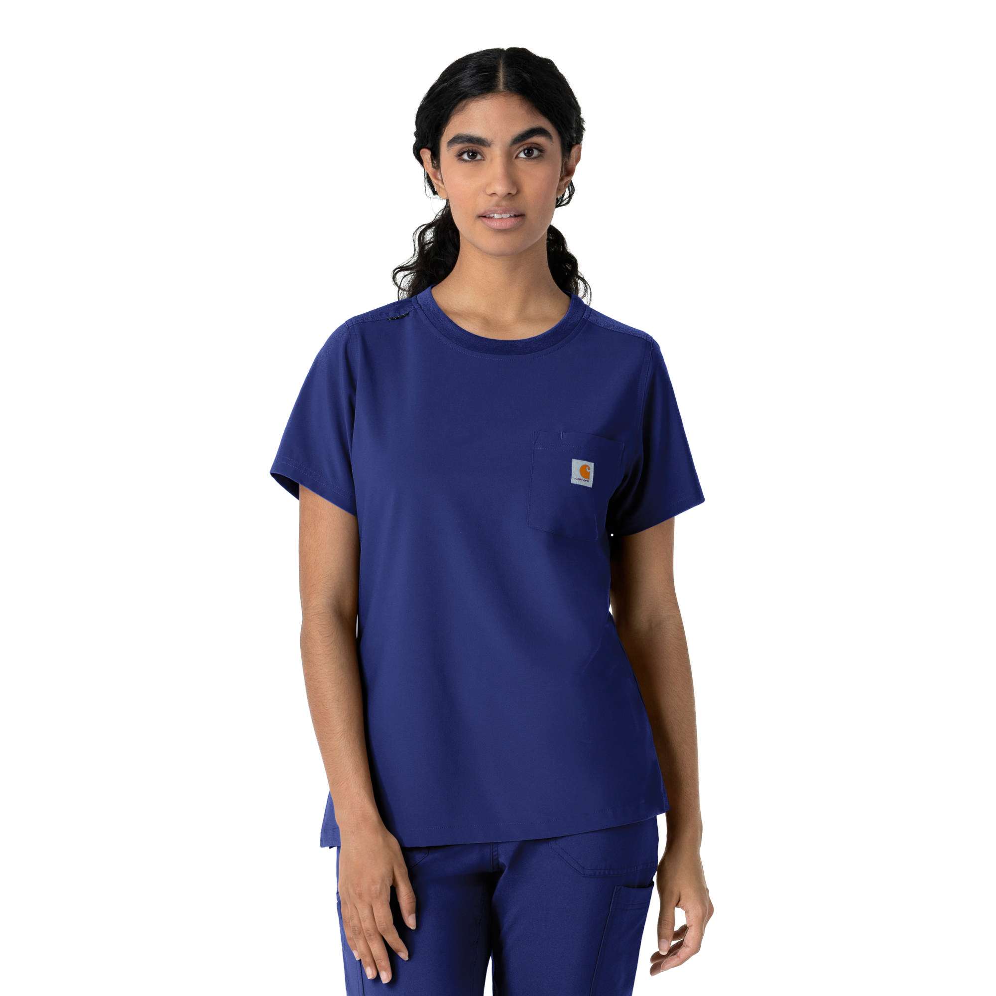 Additional thumbnail 1 of Women's Force Cross-Flex Crew Neck Scrub Top