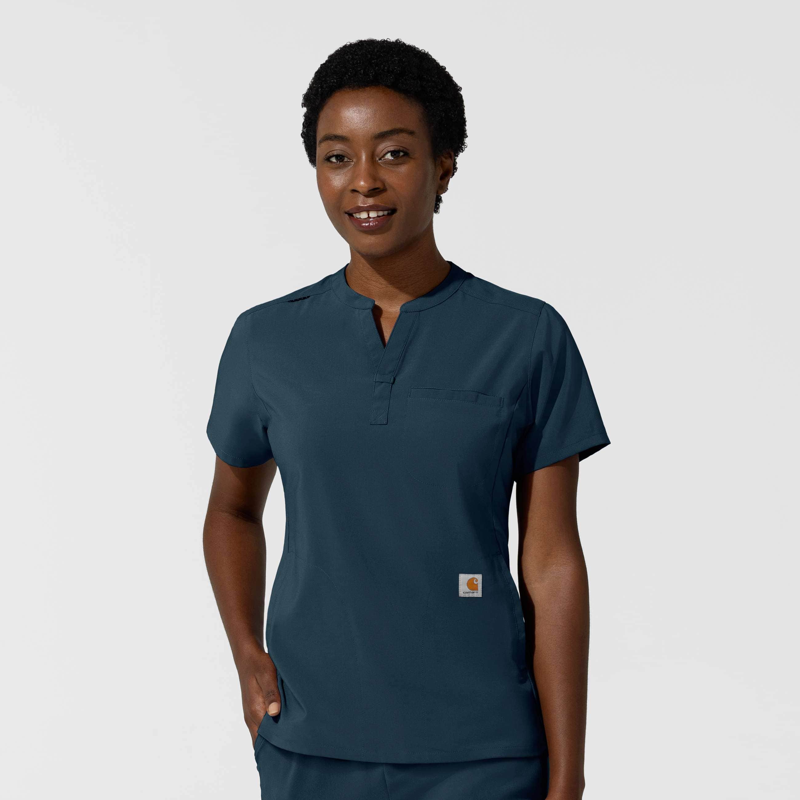 Carhartt Women's Force Cross-Flex Chest Pocket Scrub Top