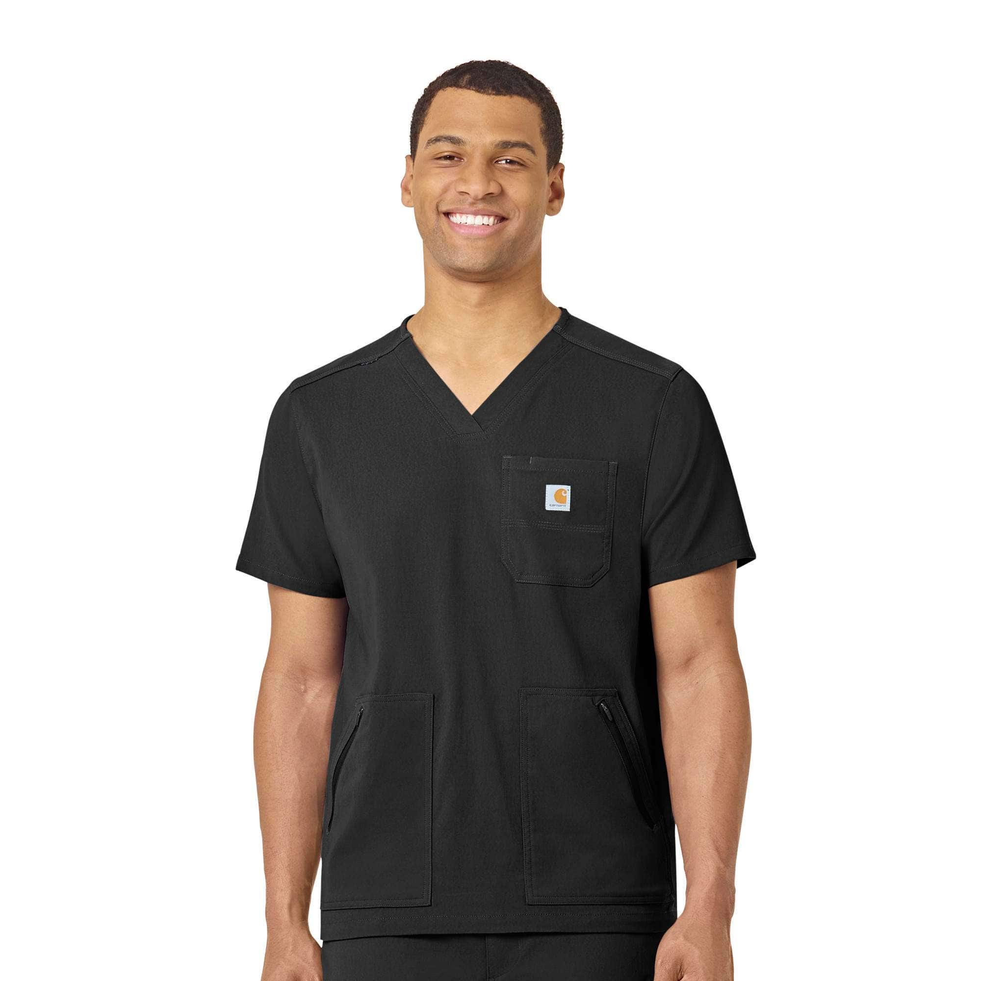 Additional thumbnail 1 of Rugged Flex® Peak 5-Pocket V-Neck Scrub Top