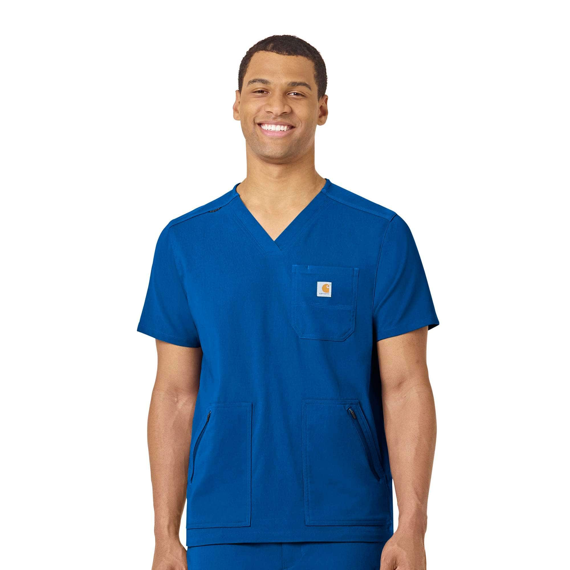 Additional thumbnail 1 of Rugged Flex® Peak 5-Pocket V-Neck Scrub Top