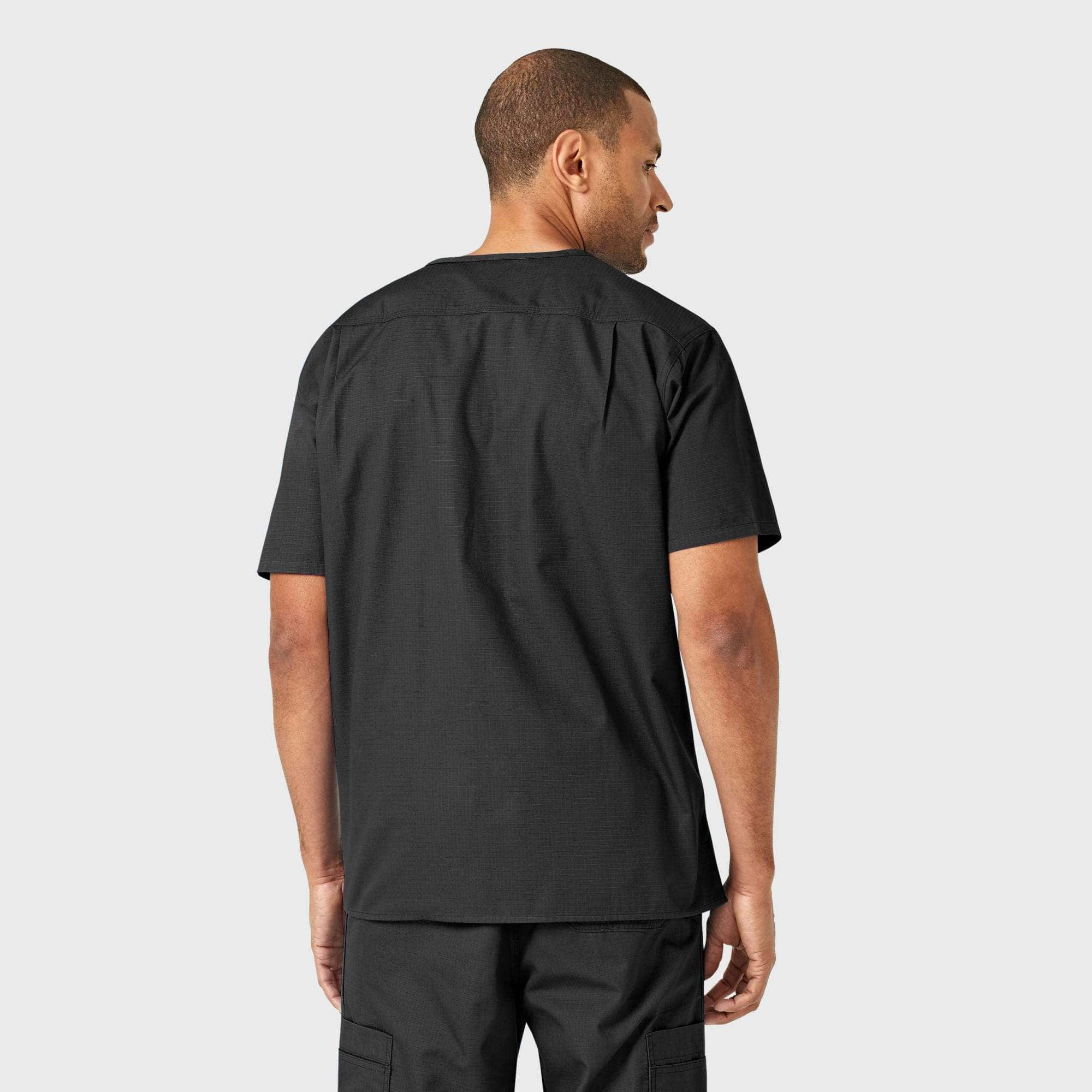 Ripstop 4-Pocket V-Neck Scrub Top