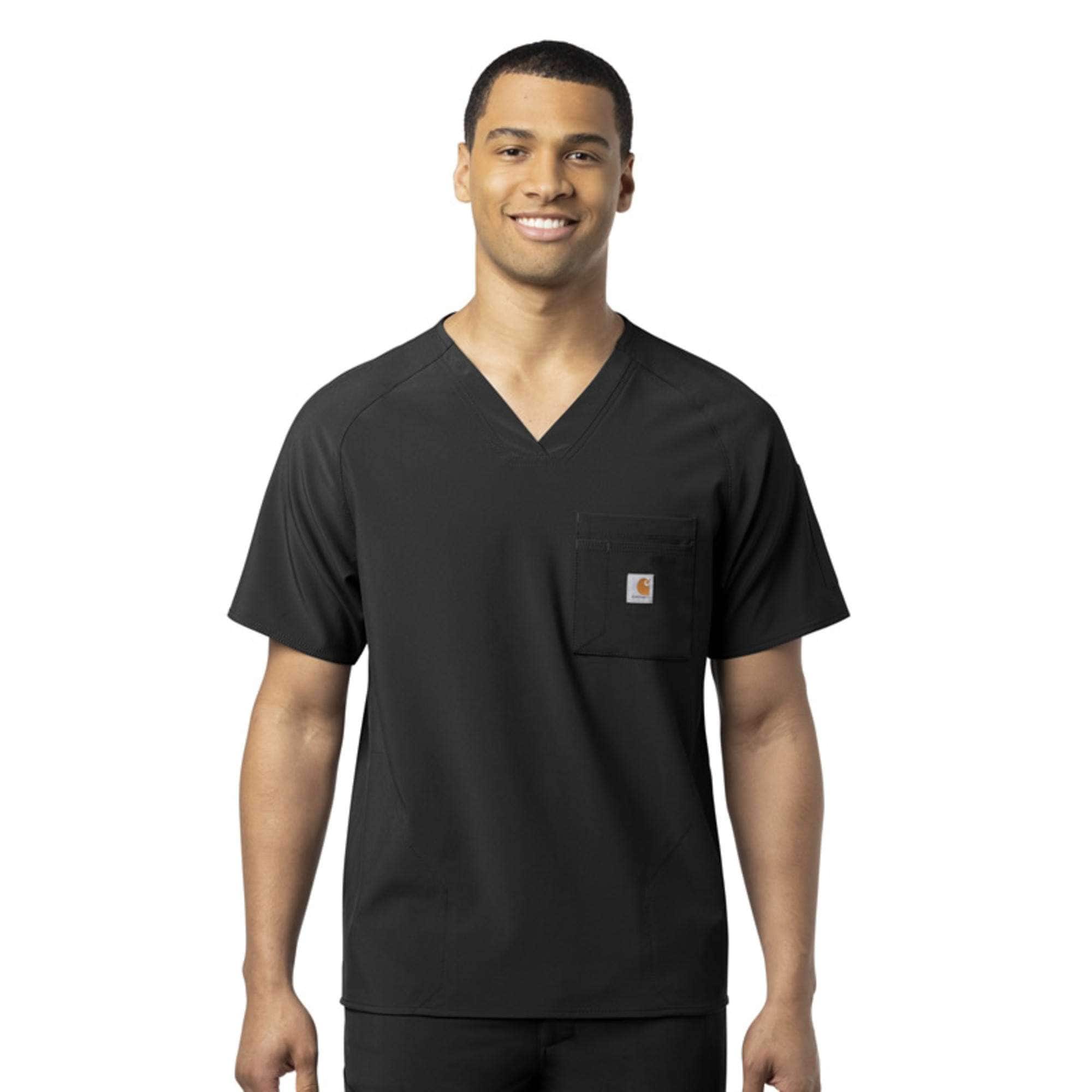 Additional thumbnail 1 of Force Cross-Flex Chest Pocket V-Neck Scrub Top