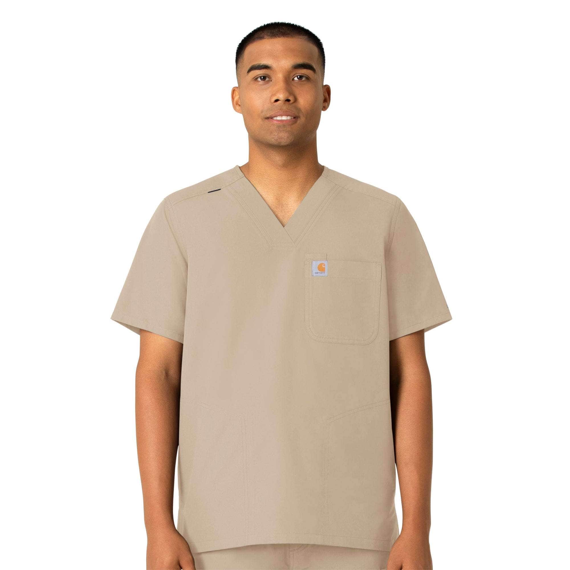 Additional thumbnail 1 of Force Essentials V-Neck Shirttail Scrub Top