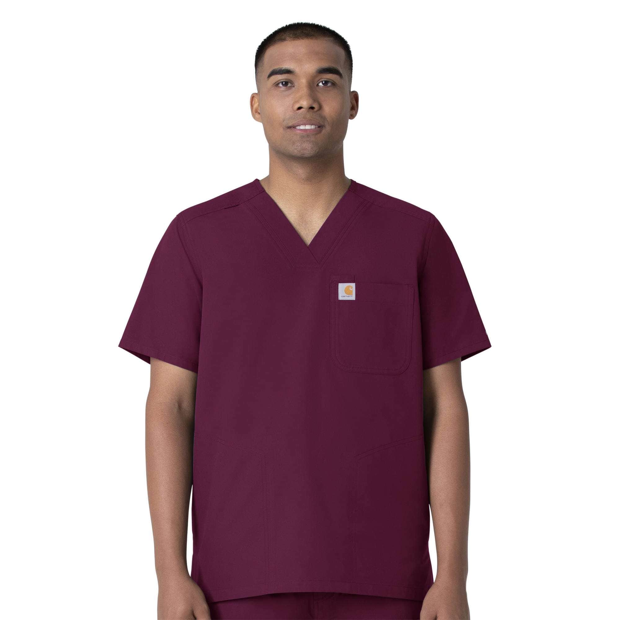 Additional thumbnail 1 of Force Essentials V-Neck Shirttail Scrub Top