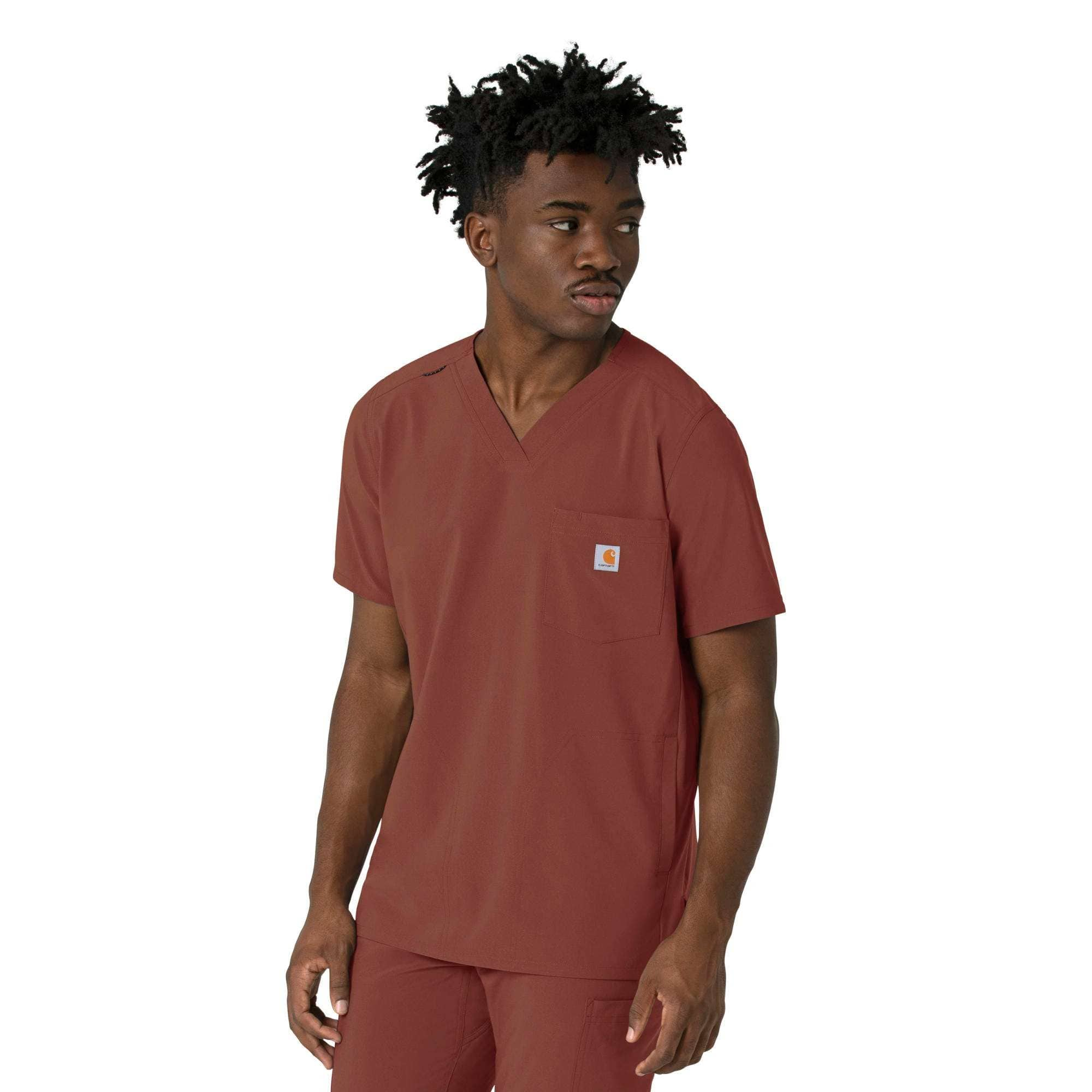 Additional thumbnail 1 of Force Cross-Flex Men's V-Neck Scrub Top