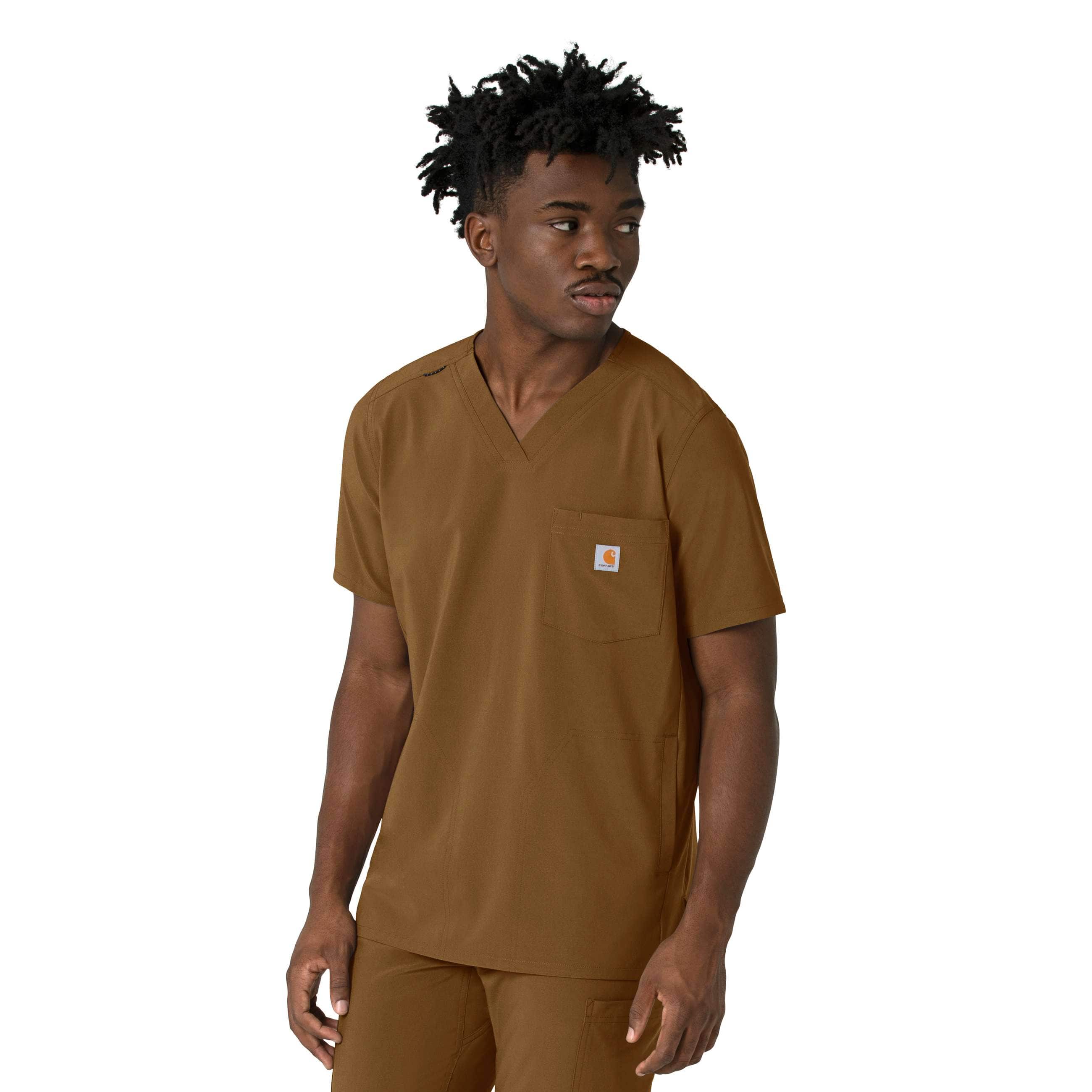 Additional thumbnail 1 of Force Cross-Flex Men's V-Neck Scrub Top