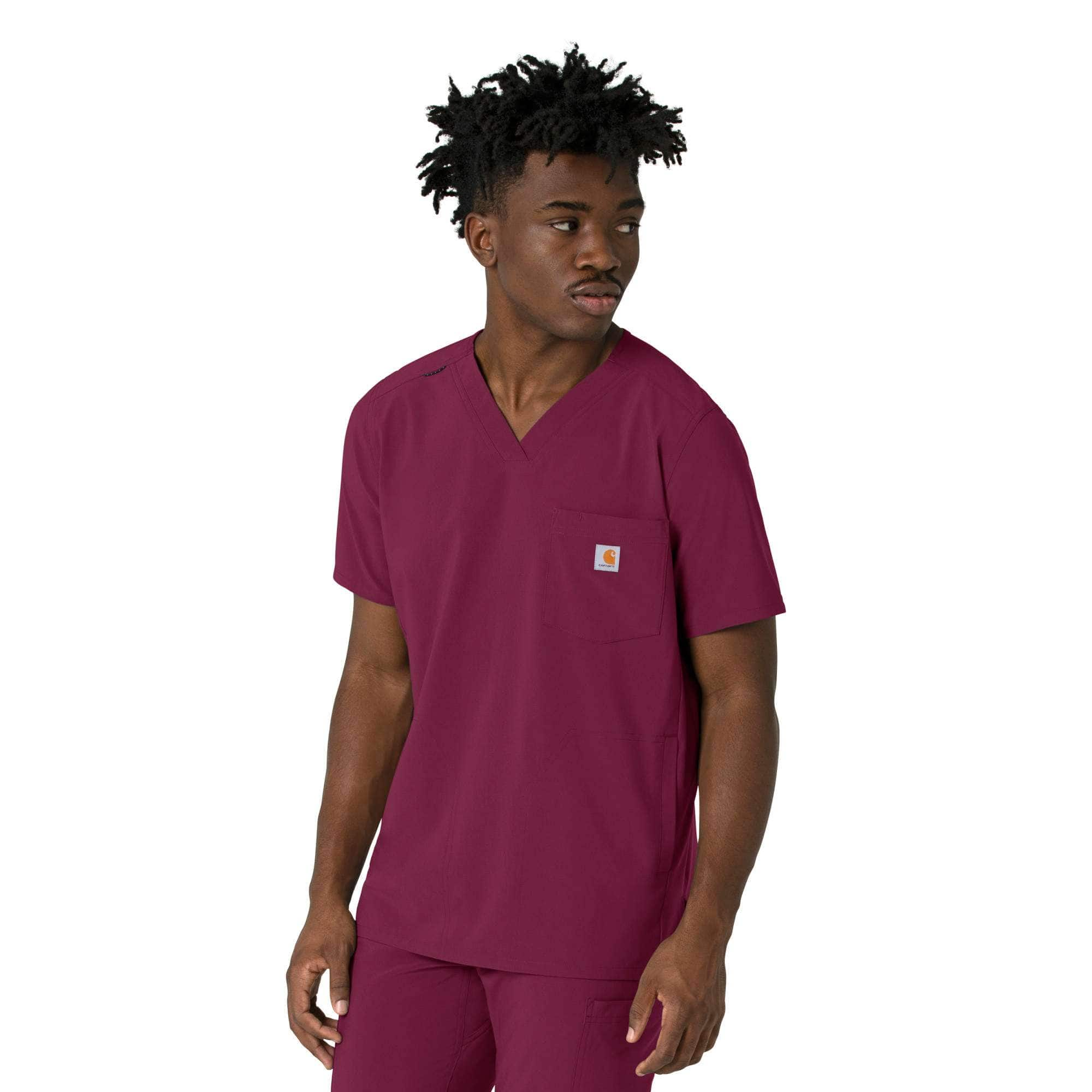 Additional thumbnail 1 of Force Cross-Flex Men's V-Neck Scrub Top