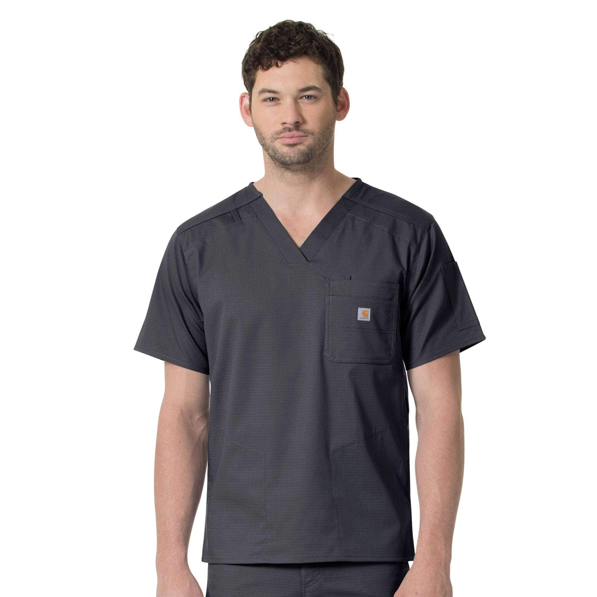 Additional thumbnail 1 of Rugged Flex® Ripstop Chest Pocket Scrub Top
