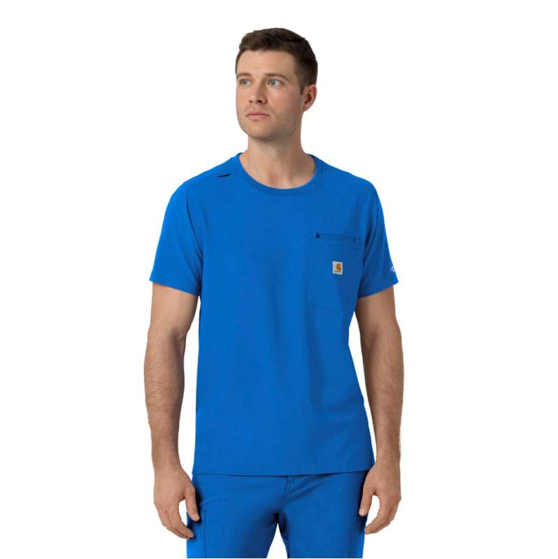 Carhartt  Royal Force Cross-Flex Crew Neck Scrub Top
