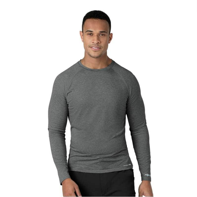 Carhartt  Pewter Carhartt Force® Sub-Scrubs Performance Long Sleeve Tee