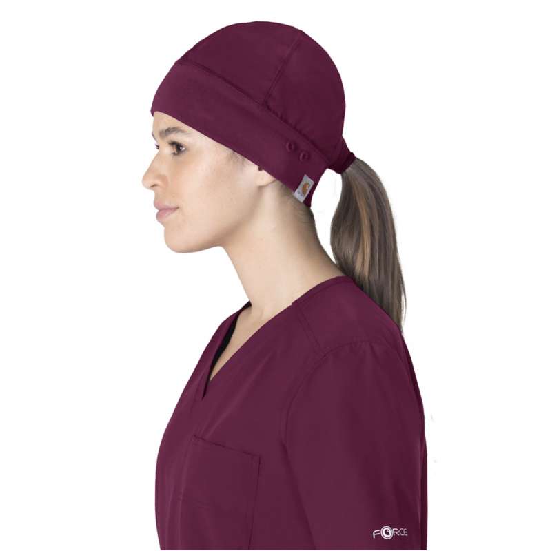 Carhartt  Wine Unisex Force Essentials  Beanie Scrub Cap