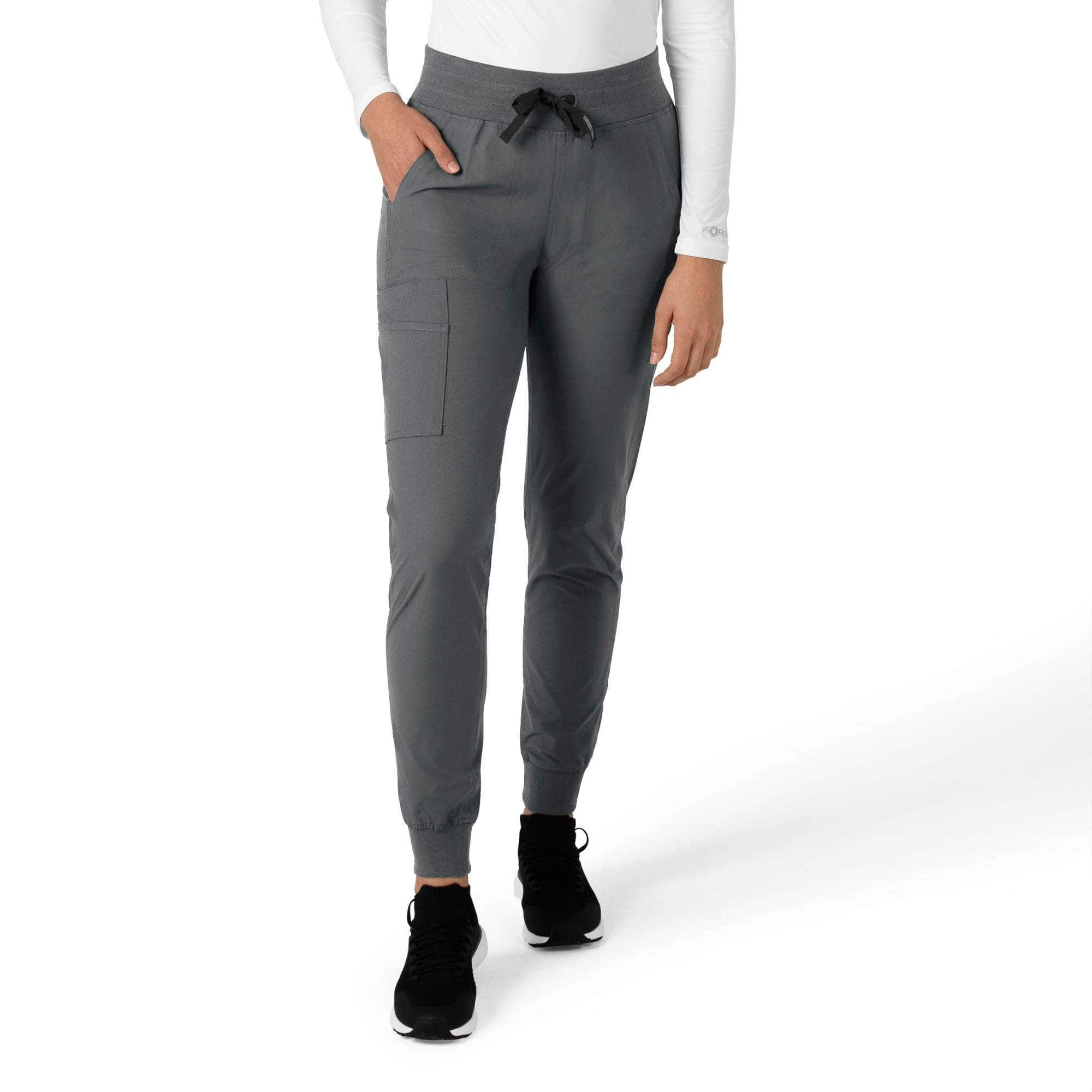 Carhartt Women's Force Essentials Jogger Scrub Pant | Pewter | XL Pet