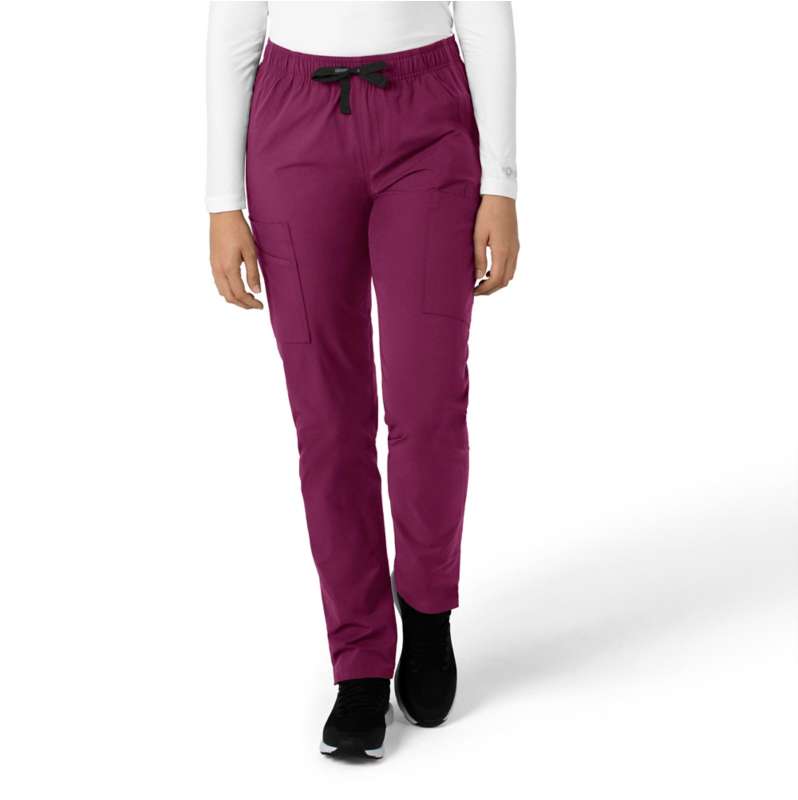 Carhartt  Wine Women's Straight Leg Scrub Pant