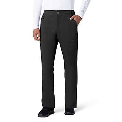 Carhartt Men's Black Rugged Flex® Ripstop Straight Leg Scrub Pant