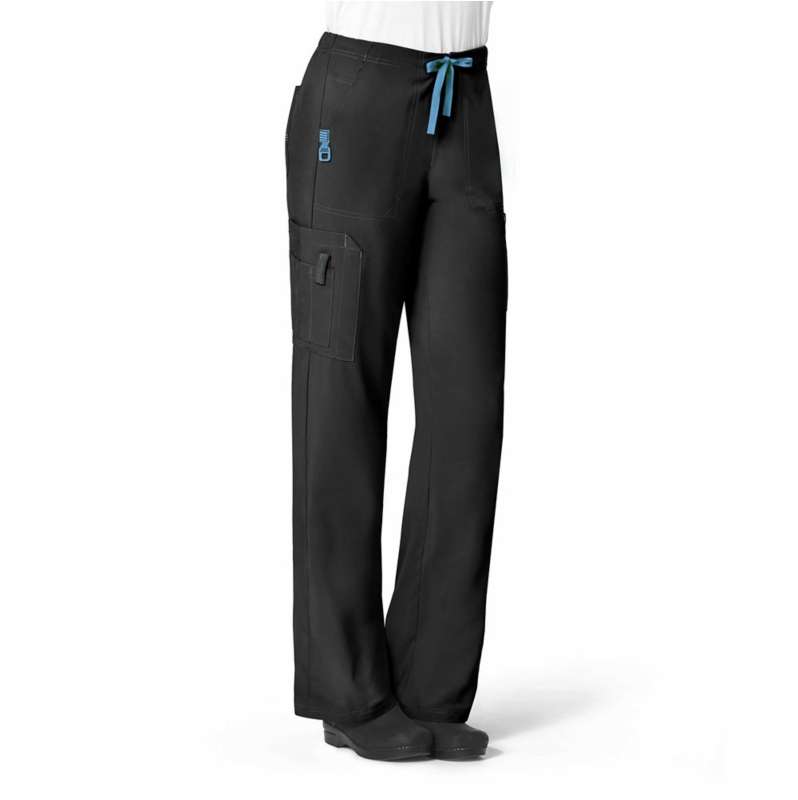 Carhartt  Black Women's Force Cross-Flex Utility Boot Cut Cargo Scrub Pant