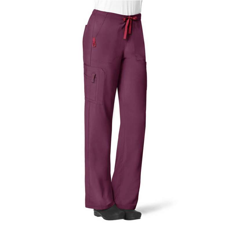 Carhartt  Wine Women's Force Cross-Flex Utility Boot Cut Cargo Scrub Pant