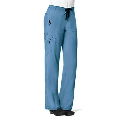 Carhartt Women's Azure Blue Women's Cross-Flex® Utility Boot Cut Scrub Pant