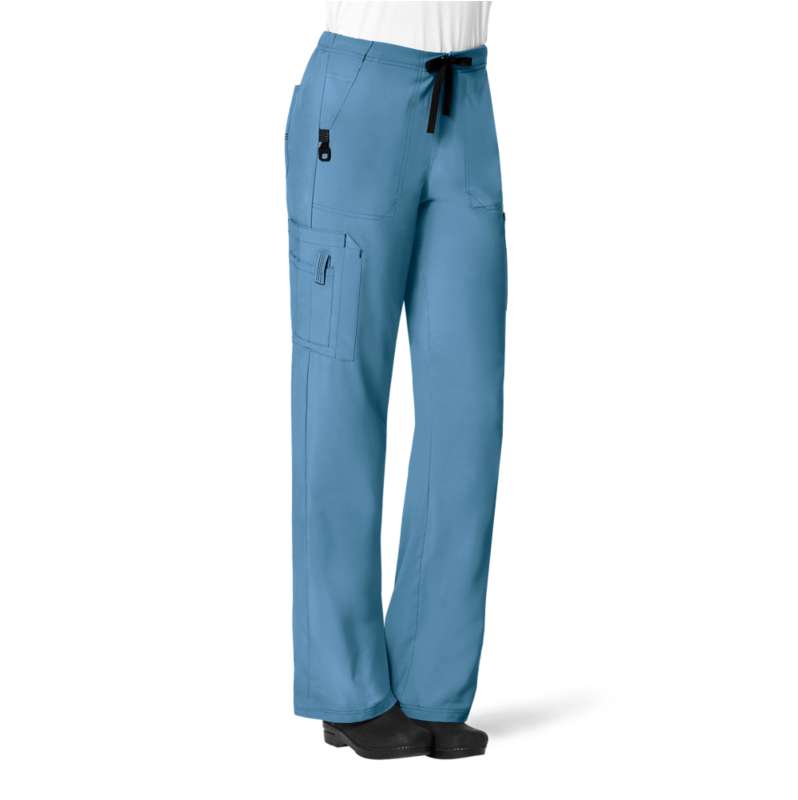 Carhartt  Azure Blue Women's Force Cross-Flex Utility Boot Cut Cargo Scrub Pant