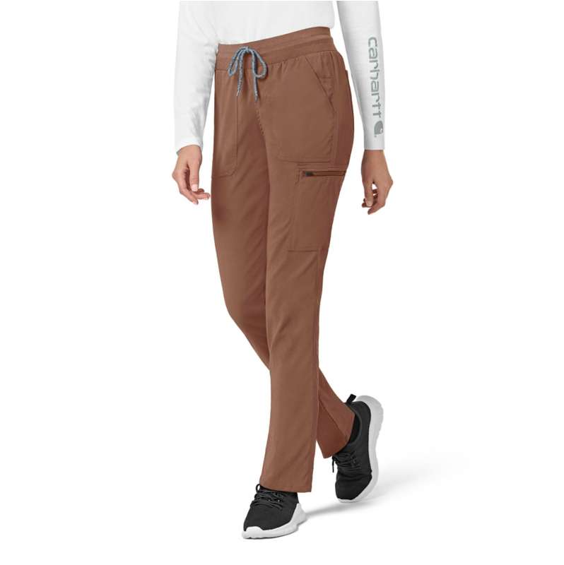 Carhartt  Nutmeg Women's Rugged Flex® Peak  Slim Leg Scrub Pant