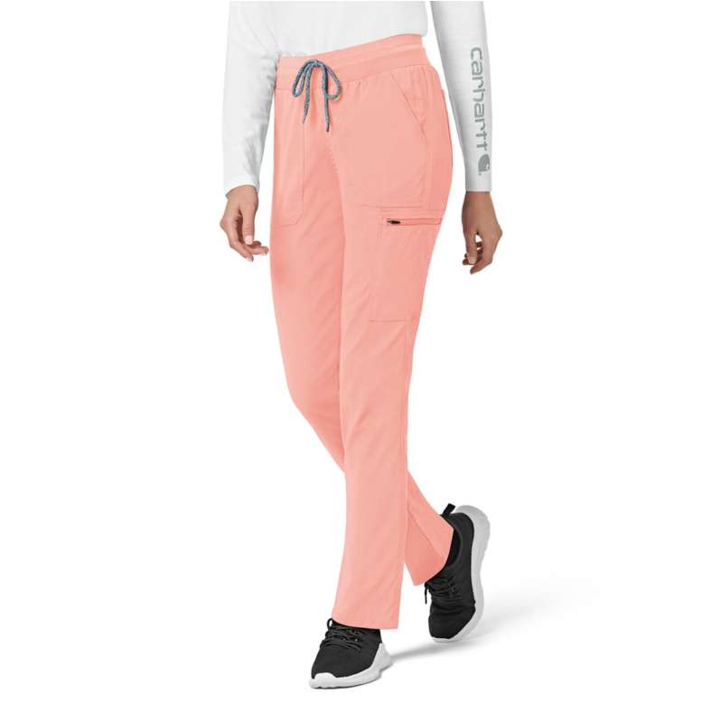 Carhartt  Safety Orange Women's Rugged Flex® Peak  Slim Leg Scrub Pant