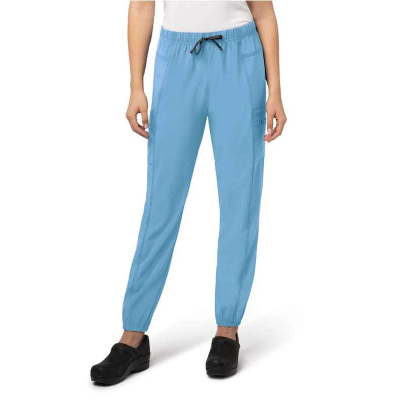 Carhartt  Azure Blue Women's Force Cross-Flex Jogger Scrub Pant