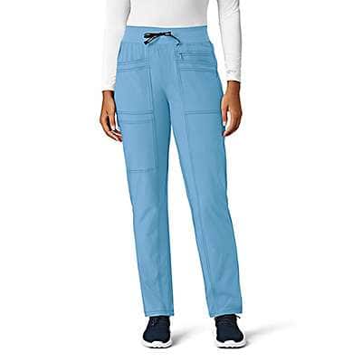 Carhartt Unisex Azure Blue Women's Carhartt Force® Cross-Flex Modern Fit Slim Leg Pant