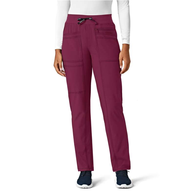 Carhartt  Wine Women's Force Cross-Flex Straight Leg Scrub Pant