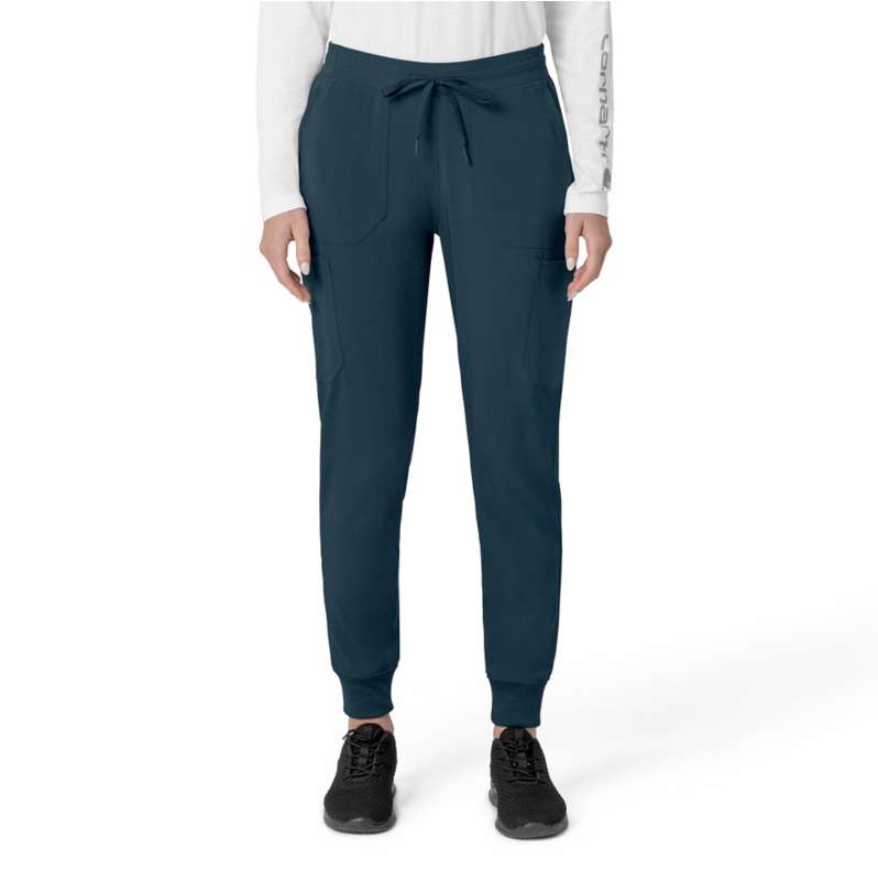 Carhartt  Navy Women's Force Cross-Flex  Cargo Jogger Scrub Pant