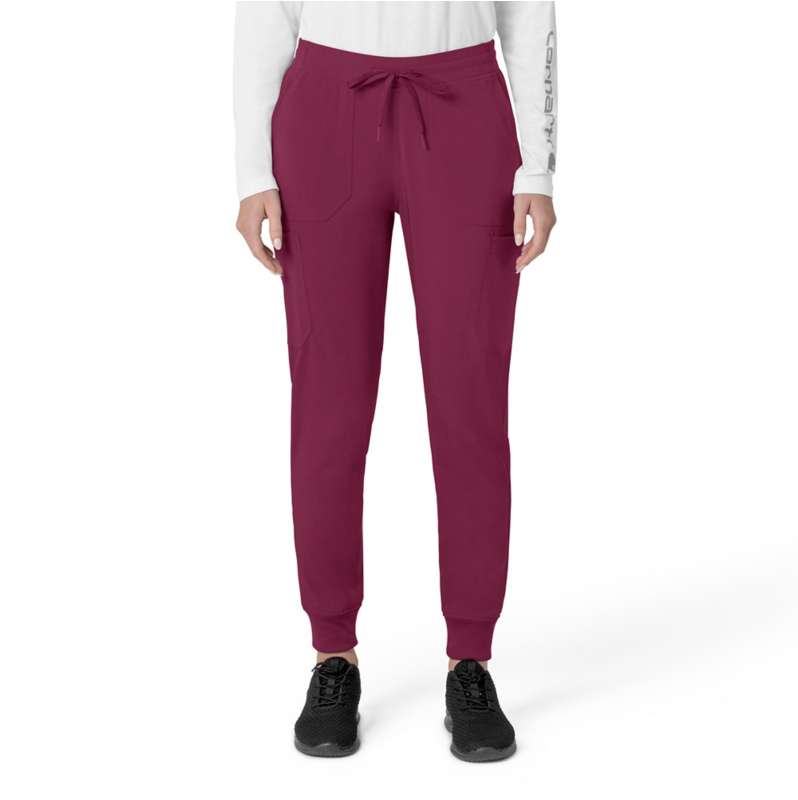 Carhartt  Wine Women's Force Cross-Flex  Cargo Jogger Scrub Pant