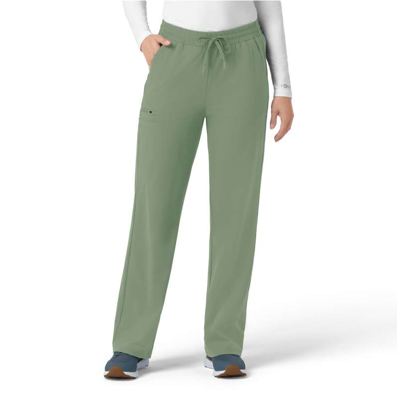 Carhartt  Green Slate Women's Force Cross-Flex Knit Boot Cut Scrub Pant