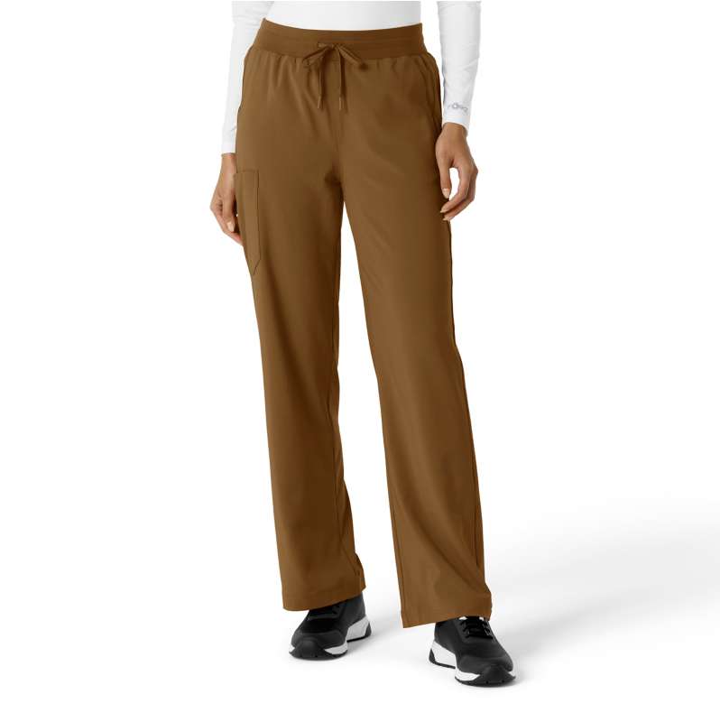 Carhartt  Carhartt Brown Women's Force Cross-Flex Boot Cut Scrub Pant