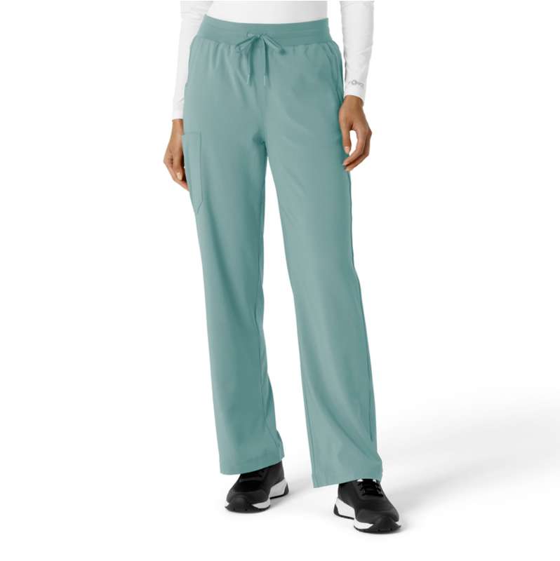 Carhartt  Summer Blue Women's Force Cross-Flex Boot Cut Scrub Pant