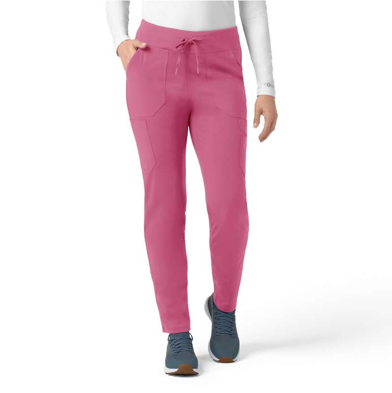 Carhartt  Electric Fuchsia Women's Force Cross-Flex Knit Modern Scrub Pant