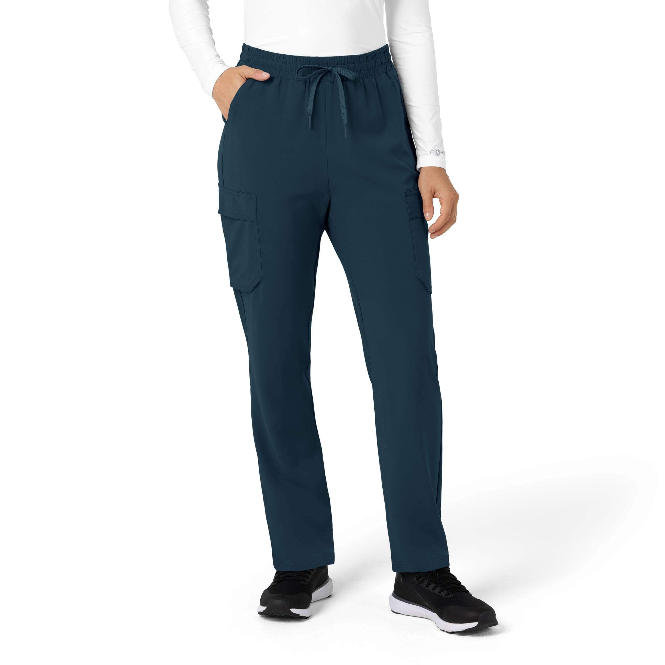 Carhartt Women's Cross-Flex High Waisted Ankle Scrub Pant | Navy | Xs